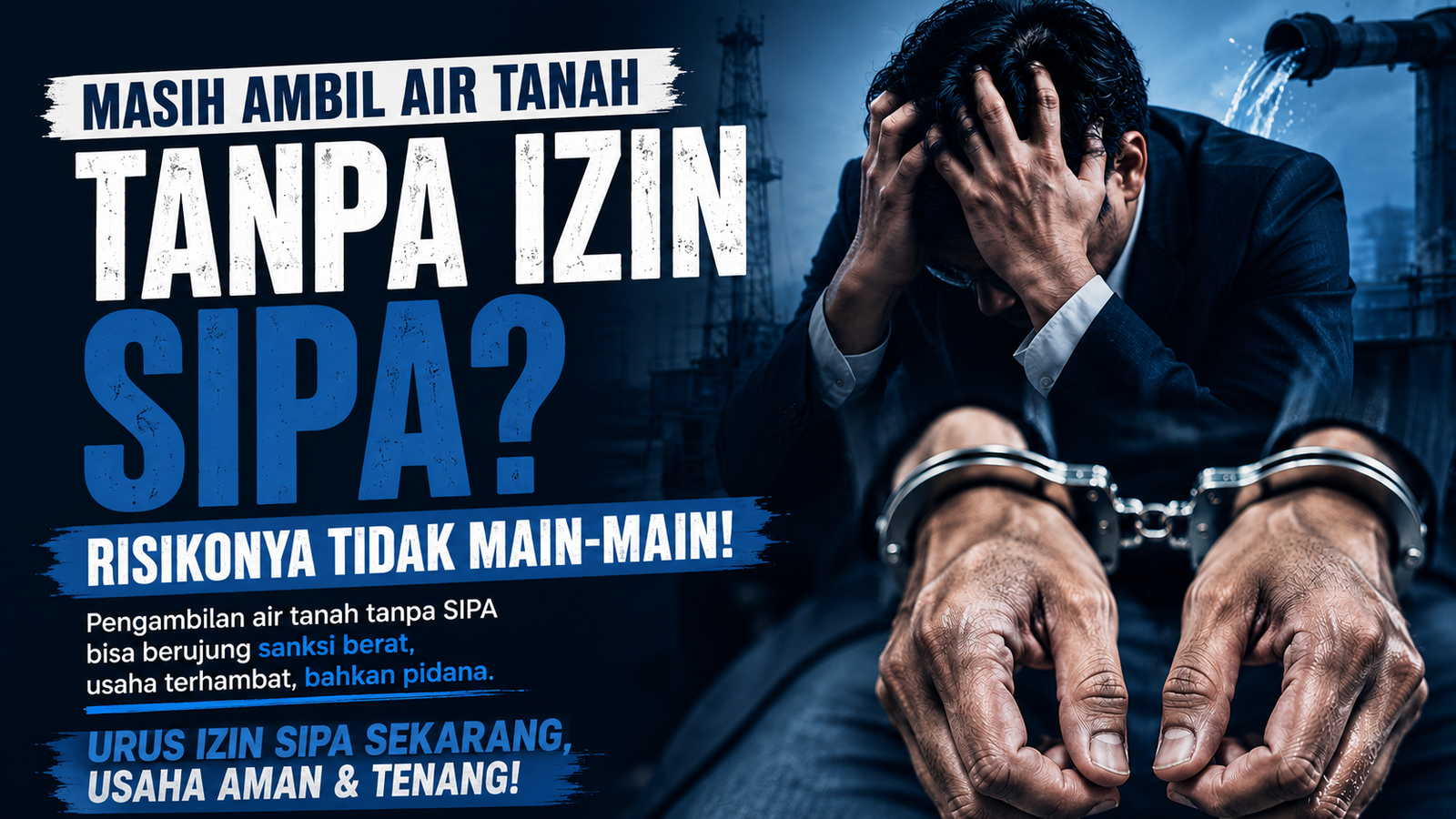 SIPA Belum Diurus? Risiko Pengambilan Air Tanah Kini Semakin Jadi Sorotan