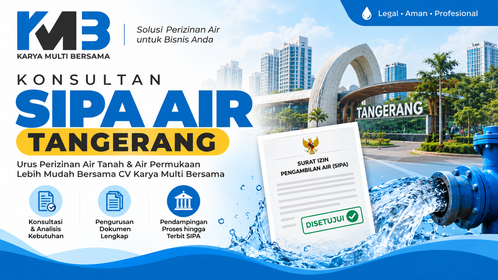Konsultan SIPA Air Tangerang Terpercaya – CV. KARYA MULTI BERSAMA